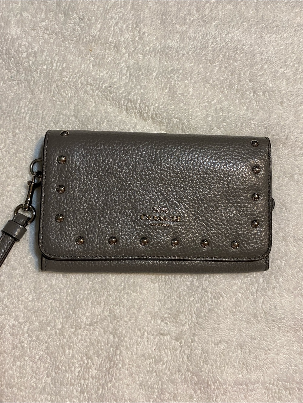 Coach Gray Wristlet - Picture 6 of 6